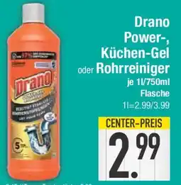 Edeka Drano Power-, Küchen-Gel oder Rohrreiniger Angebot
