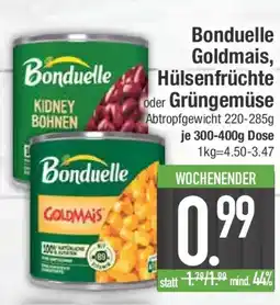 Edeka Bonduelle Goldmais, Hülsenfrüchte oder Grüngemüse Angebot