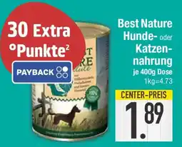 Edeka Best Nature Hunde- oder Katzennahrung Angebot