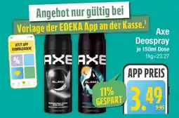Edeka Axe Deospray Angebot