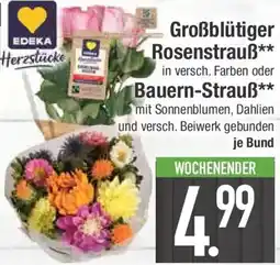 Edeka Großblütiger Rosenstrauß oder Bauern-Strauß Angebot