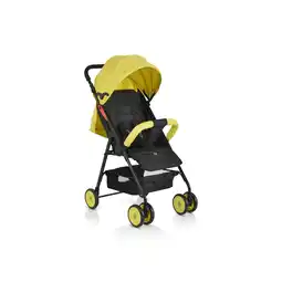 Netto Marken-Discount Moni Kinderwagen, Buggy Capri klappbar, Sicherheitsgurt, Rückenlehne verstellbar gelb Angebot