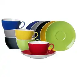 Netto Marken-Discount Ritzenhoff & Breker Kaffeetassen mit Untertassen Doppio 200 ml 6er Set Angebot
