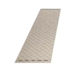 Netto Marken-Discount Outdoorteppich IMST, mit Rautenmuster, Beige, 80 x 250 cm Angebot