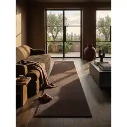 Netto Marken-Discount Läufer Hochflor Braun 80x300 cm - ALDAN Kadima Design Angebot