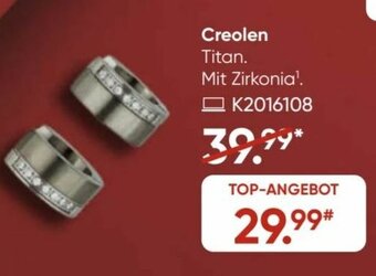 Galeria Vandenberg Creolen Angebot