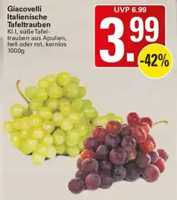 WEZ Giacovelli Italienische Tafeltrauben Angebot