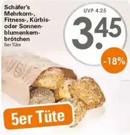 WEZ Schäfer's Mehrkorn-, Fitness-, Kürbis- oder Sonnenblumenkernbrötchen Angebot