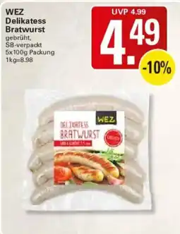 WEZ WEZ Delikatess Bratwurst Angebot