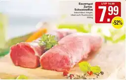 WEZ Bauerngut Zartes Schweinefilet Angebot