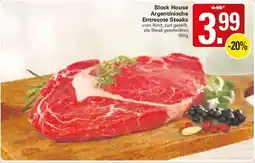 WEZ Block House Argentinische Entrecote Steaks Angebot