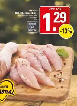 WEZ Schmitz Hähncheninnenfilets Angebot
