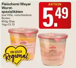 WEZ Fleischerei Meyer Wurst-spezialitäten Angebot