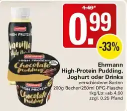 WEZ Ehmann High-Protein Pudding Angebot