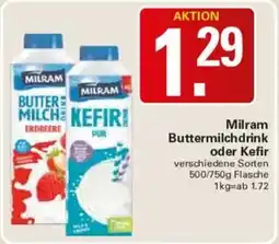 WEZ Milram Buttermilchdrink oder Kefir Angebot