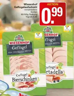 WEZ Wiesenhof Geflügelaufschnitt Angebot