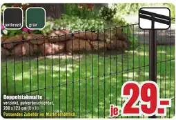 B1 Discount Baumarkt Doppelstabmatte Angebot