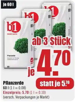 B1 Discount Baumarkt b1 Pflanzerde Angebot