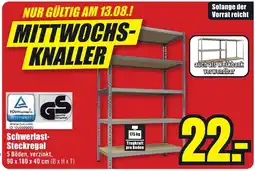 B1 Discount Baumarkt Schwerlast-Steckregal Angebot