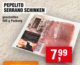Handelshof PEPELITO SERRANO SCHINKEN Angebot