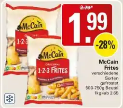 WEZ McCain Frites Angebot