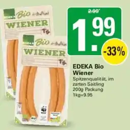 WEZ EDEKA Bio Wiener Angebot