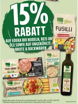 WEZ EDEKA Bio Fusilli Angebot