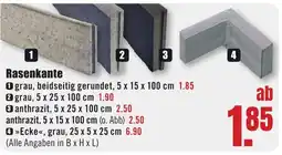 B1 Discount Baumarkt Rasenkante Angebot