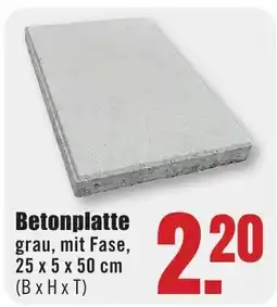 B1 Discount Baumarkt Betonplatte Angebot