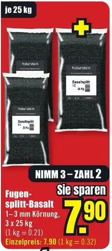 B1 Discount Baumarkt Fugen-splitt-Basalt Angebot
