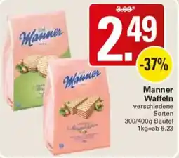 WEZ Manner Waffeln Angebot
