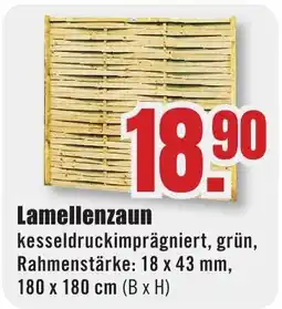 B1 Discount Baumarkt Lamellenzaun Angebot