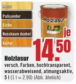 B1 Discount Baumarkt Holzlasur Angebot