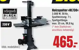 B1 Discount Baumarkt Holzspalter »HL730« scheppach BLACK EDITION Angebot