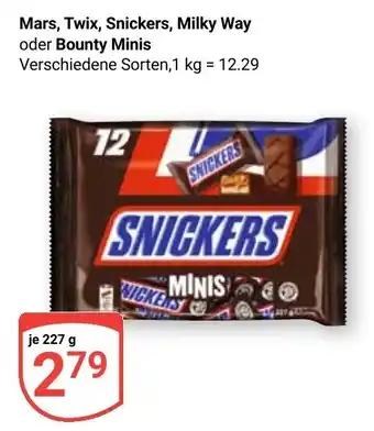 Globus Snickers Minis Angebot