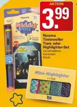 WEZ Nouma Tintenroller Tiere oder Highlighter-Set Angebot
