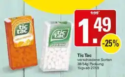 WEZ Tic Tac Angebot