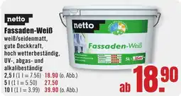 B1 Discount Baumarkt netto Fassaden-Weiß Angebot