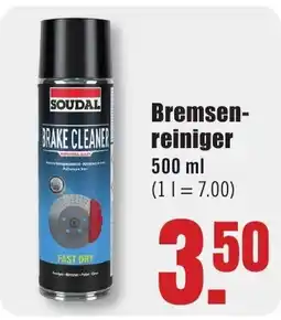 B1 Discount Baumarkt Soudal Brake Cleaner Angebot
