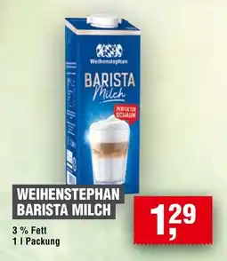 Handelshof WEIHENSTEPHAN BARISTA MILCH Angebot