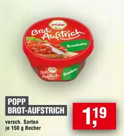 Handelshof POPP BROT-AUFSTRICH Angebot