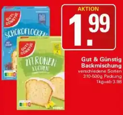 WEZ Gut & Günstig Backmischung Angebot