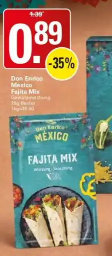WEZ Don Enrico México Fajita Mix Angebot