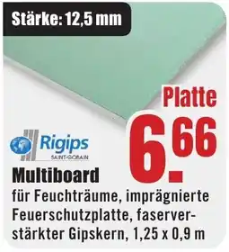 B1 Discount Baumarkt Rigips Multiboard Angebot