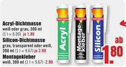 B1 Discount Baumarkt Acryl-Dichtmasse Angebot