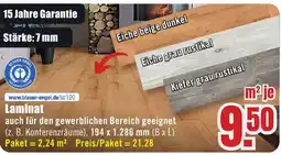 B1 Discount Baumarkt Laminat Angebot