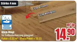 B1 Discount Baumarkt Klick-Vinyl Angebot