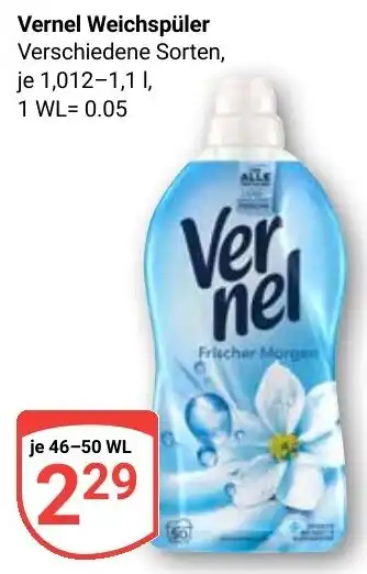 Globus Vernel Weichspüler Angebot
