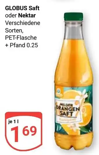 Globus GLOBUS Saft oder Nektar Angebot