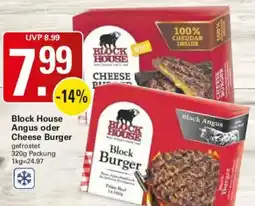 WEZ Block House Angus oder Cheese Burger Angebot